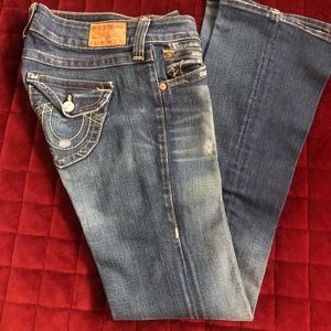 True religion boot cut jeans size 27